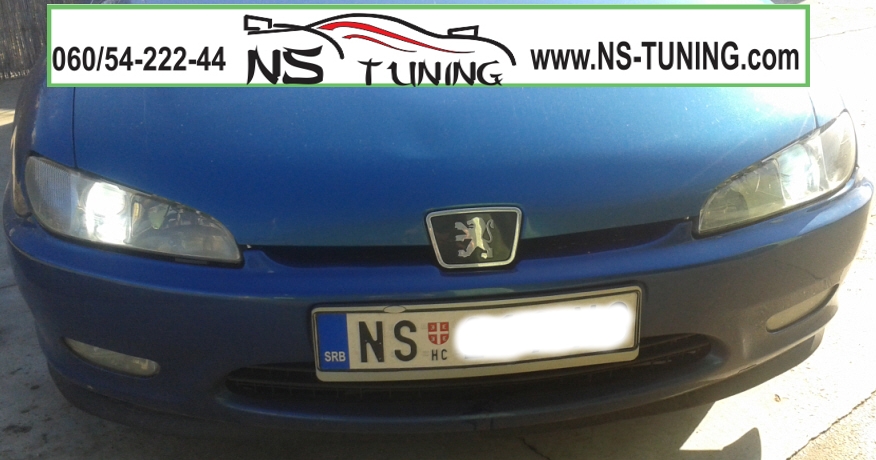 pezo 406 kupe xenon sijalice
